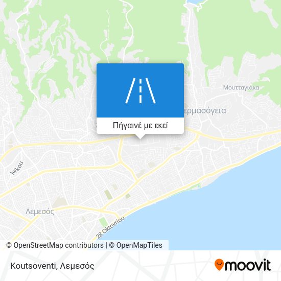 Koutsoventi χάρτης