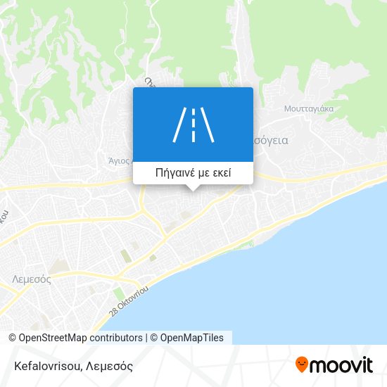 Kefalovrisou χάρτης