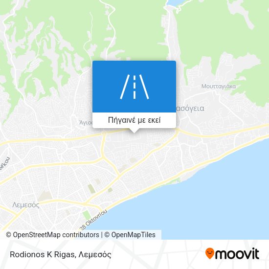 Rodionos K Rigas χάρτης
