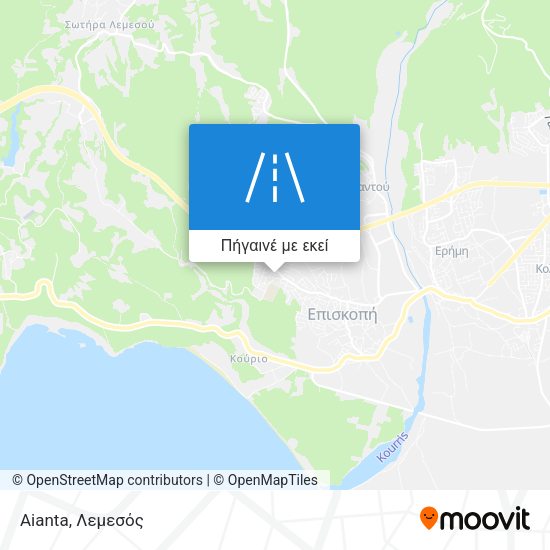 Aianta χάρτης