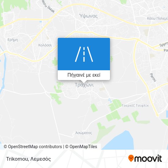 Trikomou χάρτης