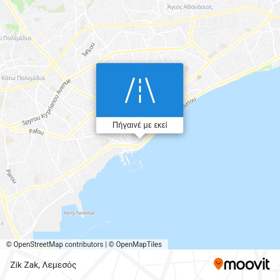 Zik Zak χάρτης