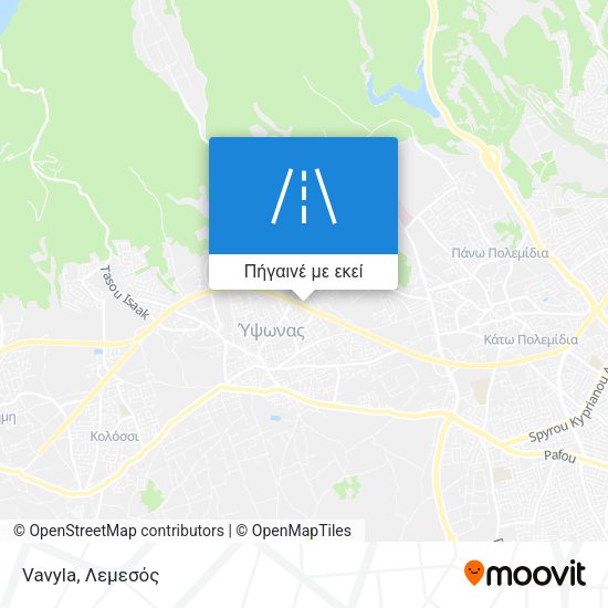 Vavyla χάρτης