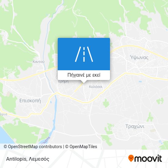 Antilopis χάρτης