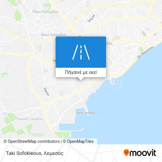 Taki Sofokleous χάρτης