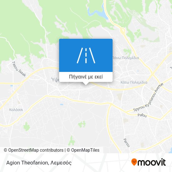 Agion Theofanion χάρτης