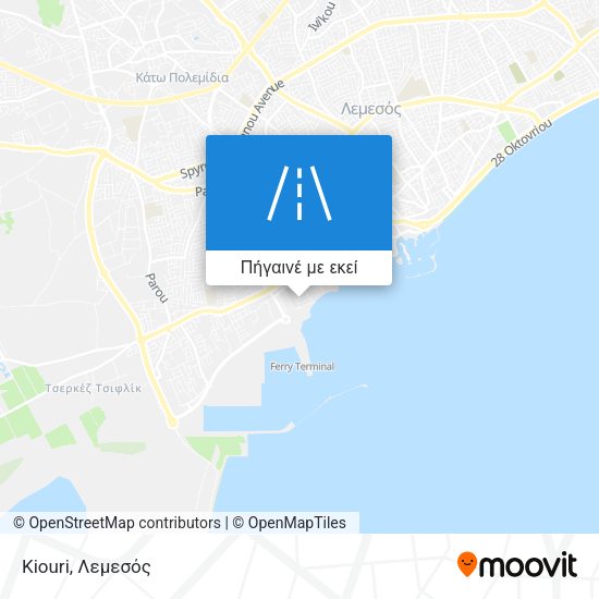 Kiouri χάρτης