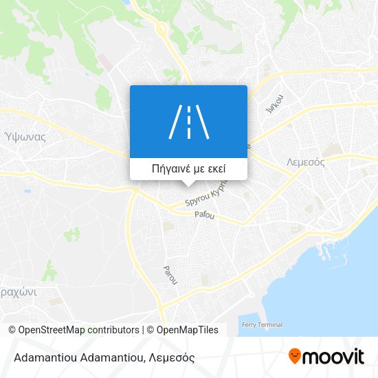 Adamantiou Adamantiou χάρτης