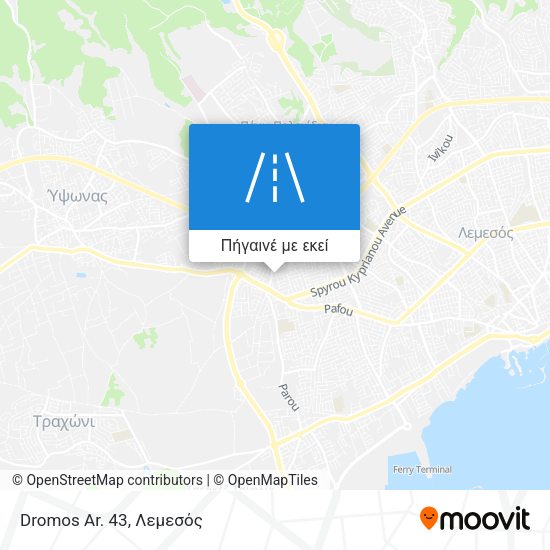 Dromos Ar. 43 χάρτης