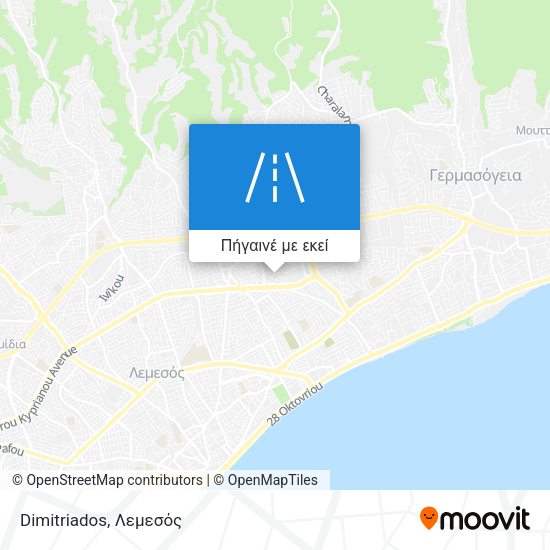 Dimitriados χάρτης