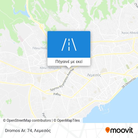Dromos Ar. 74 χάρτης