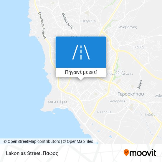 Lakonias Street χάρτης