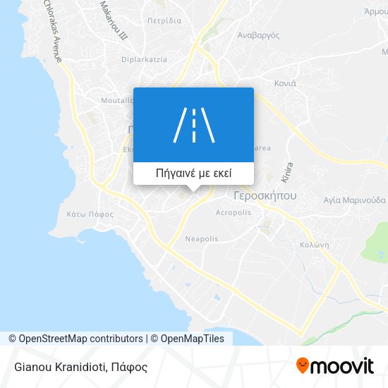 Gianou Kranidioti χάρτης