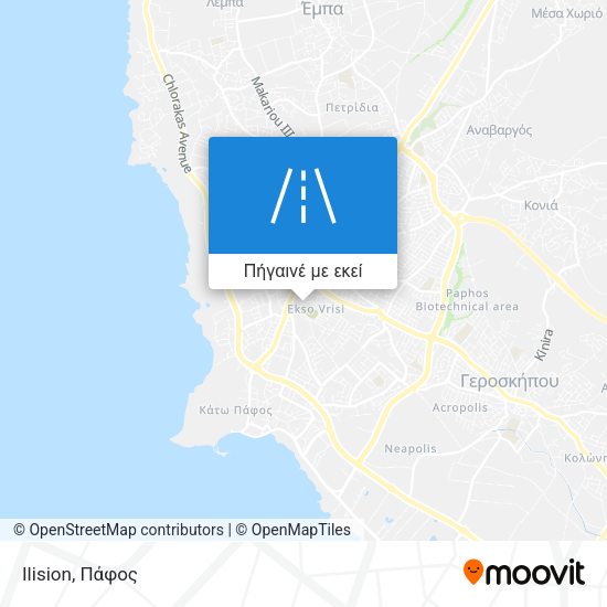 Ilision χάρτης