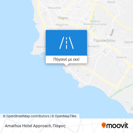 Amathus Hotel Approach χάρτης