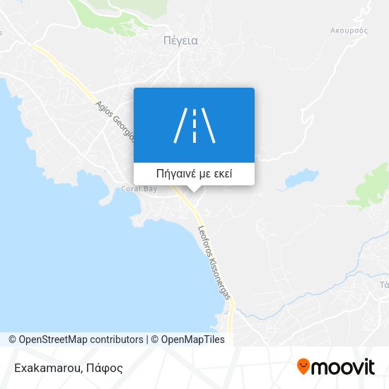 Exakamarou χάρτης