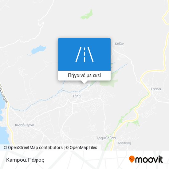 Kampou χάρτης
