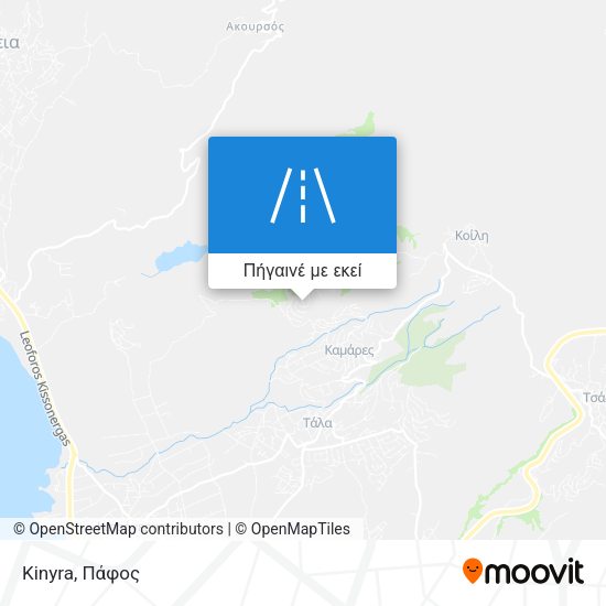 Kinyra χάρτης