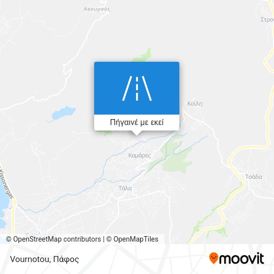 Vournotou χάρτης