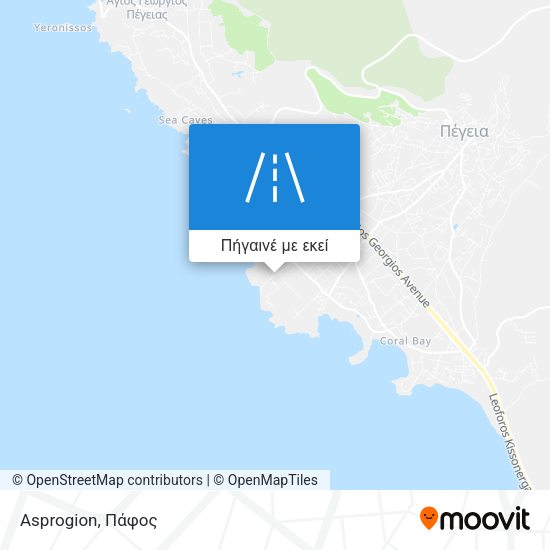 Asprogion χάρτης