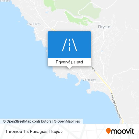 Throniou Tis Panagias χάρτης