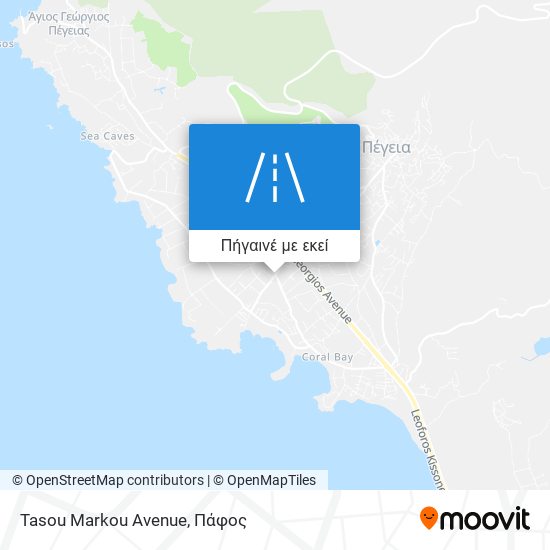 Tasou Markou Avenue χάρτης