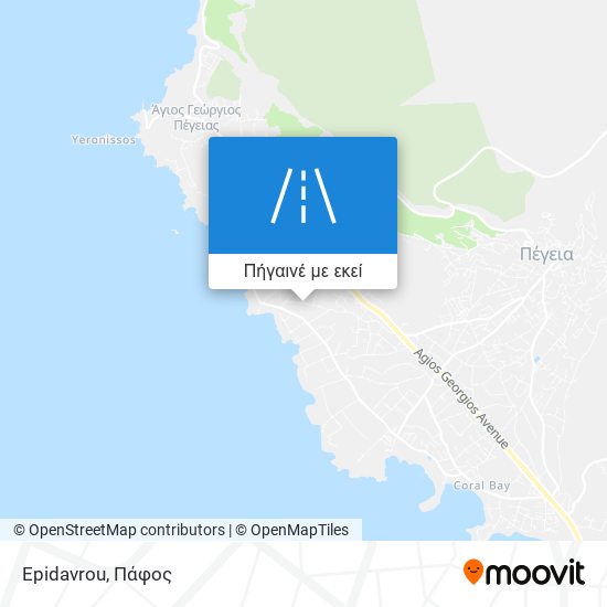 Epidavrou χάρτης