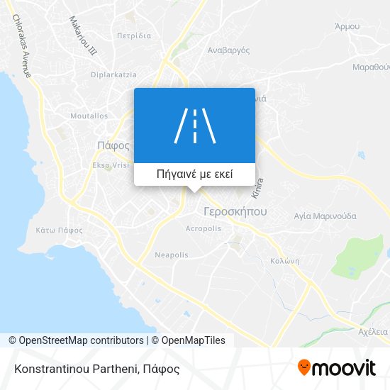 Konstrantinou Partheni χάρτης