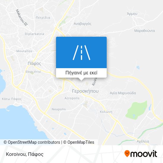 Koroivou χάρτης