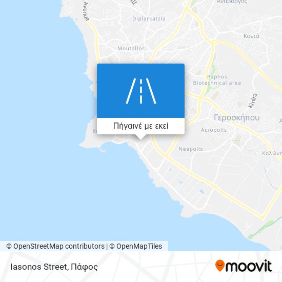 Iasonos Street χάρτης