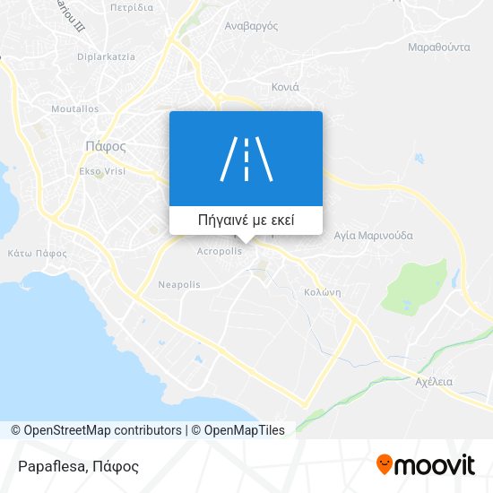 Papaflesa χάρτης