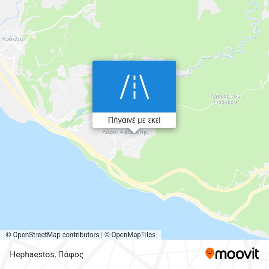 Hephaestos χάρτης