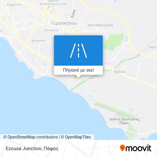 Ezousa Junction χάρτης