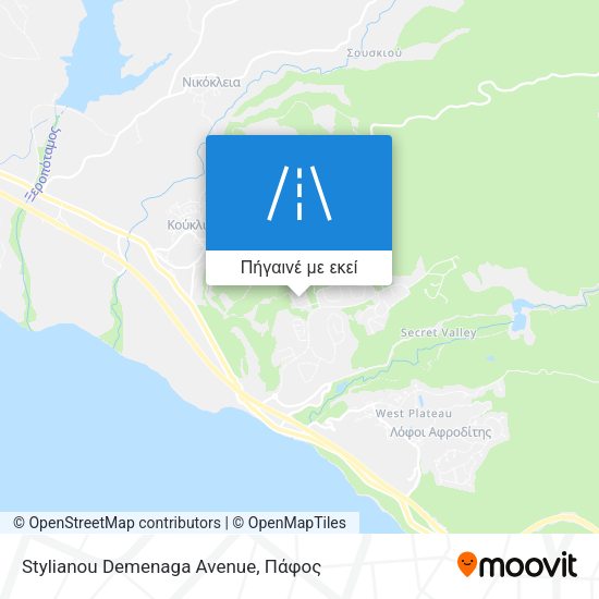 Stylianou Demenaga Avenue χάρτης