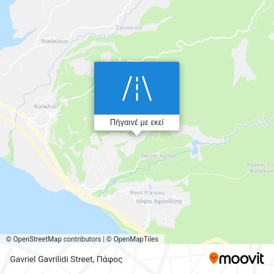 Gavriel Gavrilidi Street χάρτης
