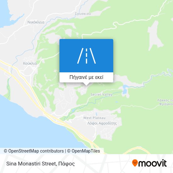 Sina Monastiri Street χάρτης