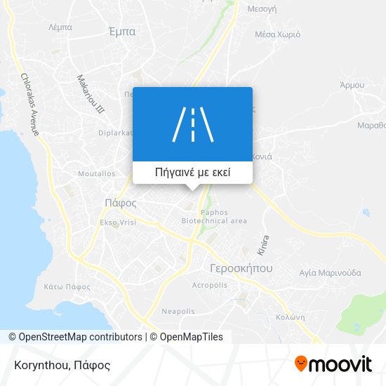 Korynthou χάρτης