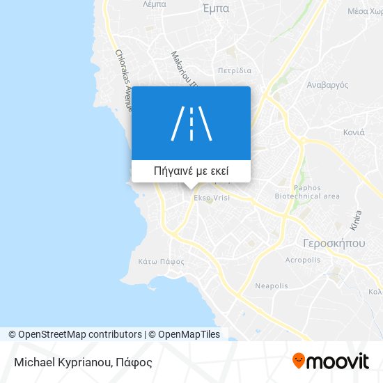 Michael Kyprianou χάρτης