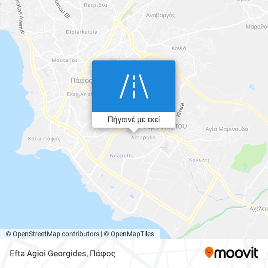 Efta Agioi Georgides χάρτης