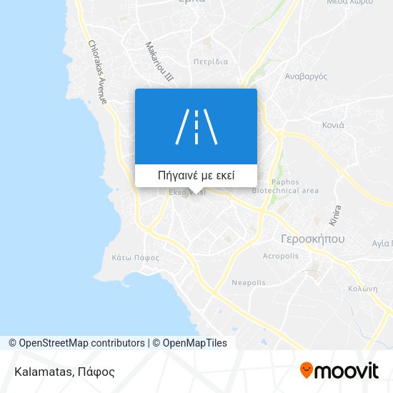 Kalamatas χάρτης
