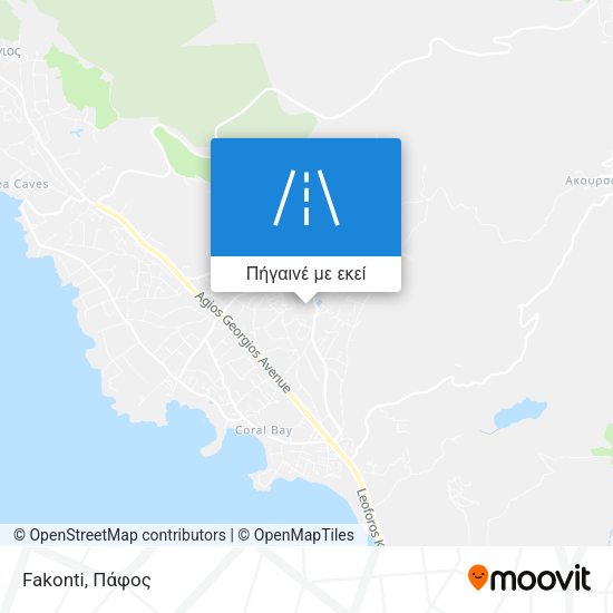 Fakonti χάρτης