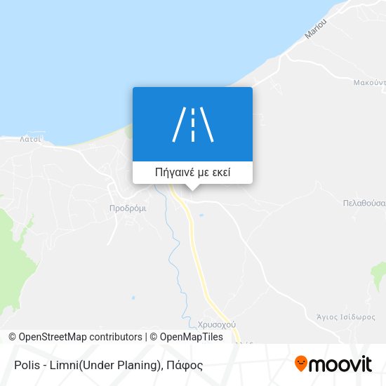 Polis - Limni(Under Planing) χάρτης