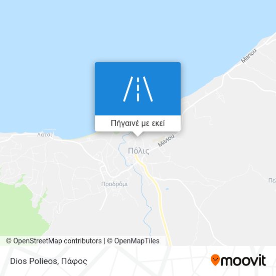 Dios Polieos χάρτης