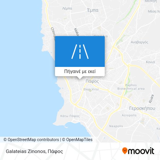Galateias Zinonos χάρτης