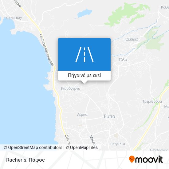 Racheris χάρτης