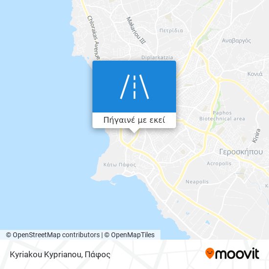 Kyriakou Kyprianou χάρτης