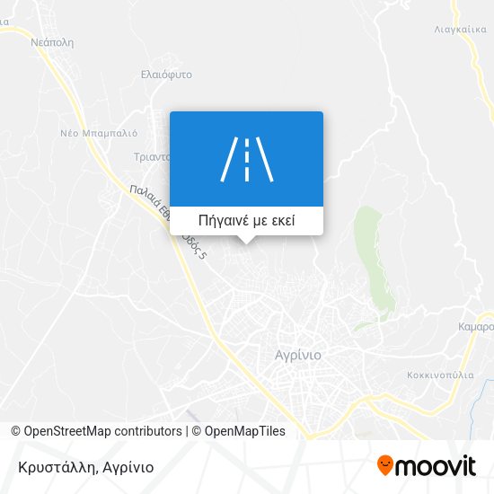 Κρυστάλλη χάρτης