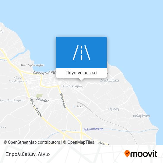 Ξηρολιθείων χάρτης