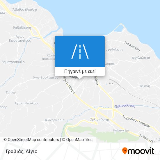 Γραβιάς χάρτης