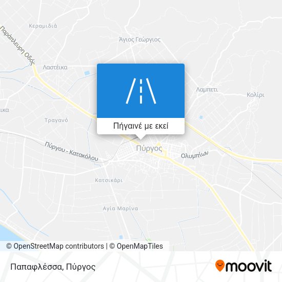 Παπαφλέσσα χάρτης